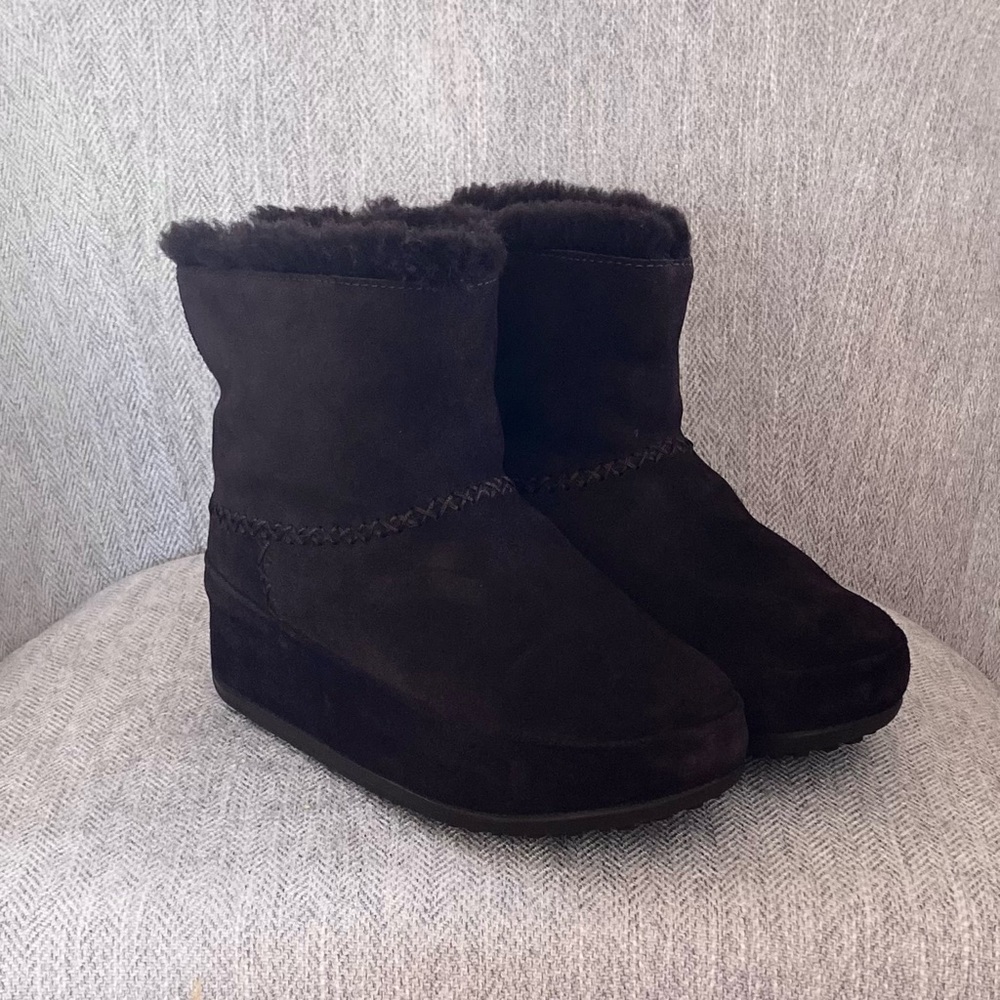Fitflop Sherling Wedge Winter Boots